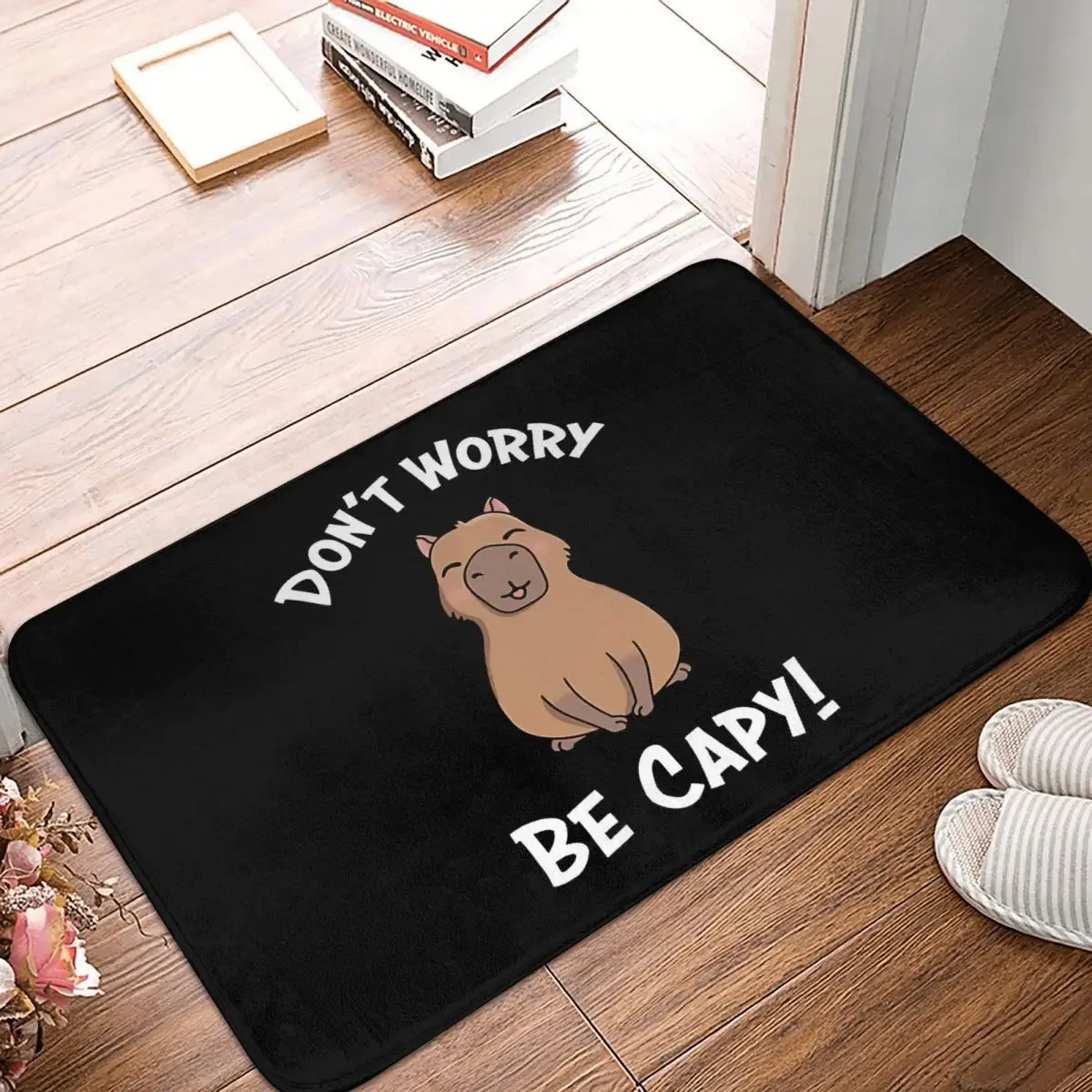 

Capybara Animal Non-slip Doormat Bath Mat Capy Balcony Carpet Welcome Rug Indoor Decor