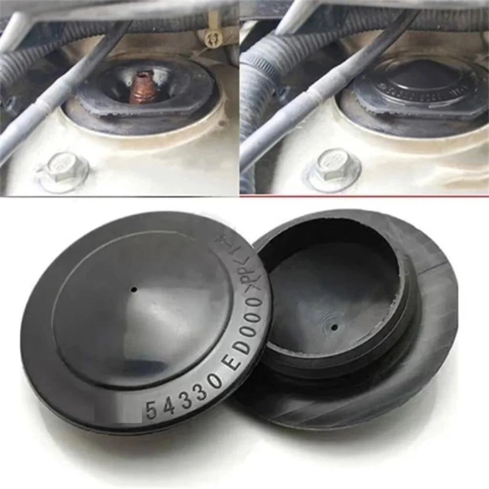 2Pcs Front Suspension Strut Mount Cover For Nissan Leaf ZE0 Sentra 200 SE B16 Juke F15 Cube Z12 54330ED000 Waterproof Dustproof