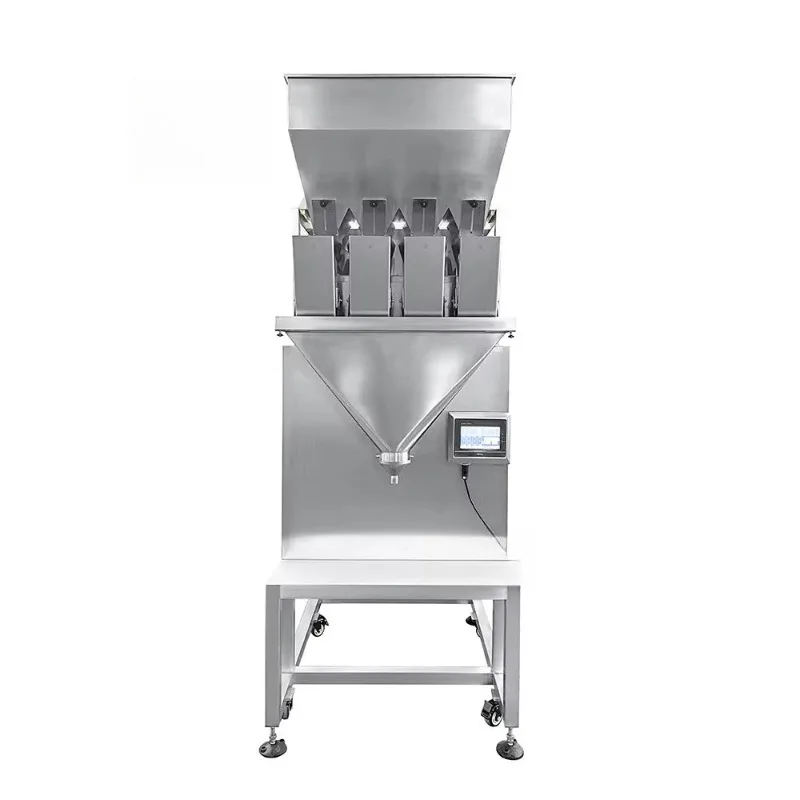 High Speed Automatic Rice Pet Food Grain Weighing 2 Heads 4 Heads Linear Weigher Packing Machine