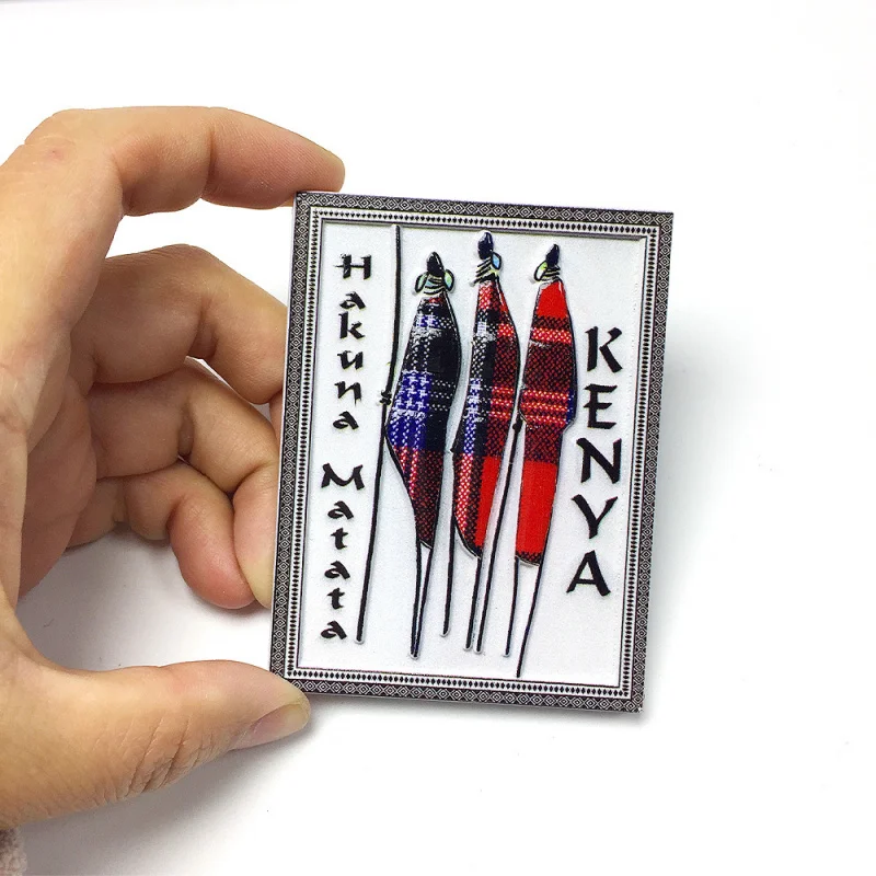 

Africa Tanzania Travel Souvenirs Cultural and Creative Magnetic Refrigerator Magnets Personalized Home Magnetic Decorations Gift