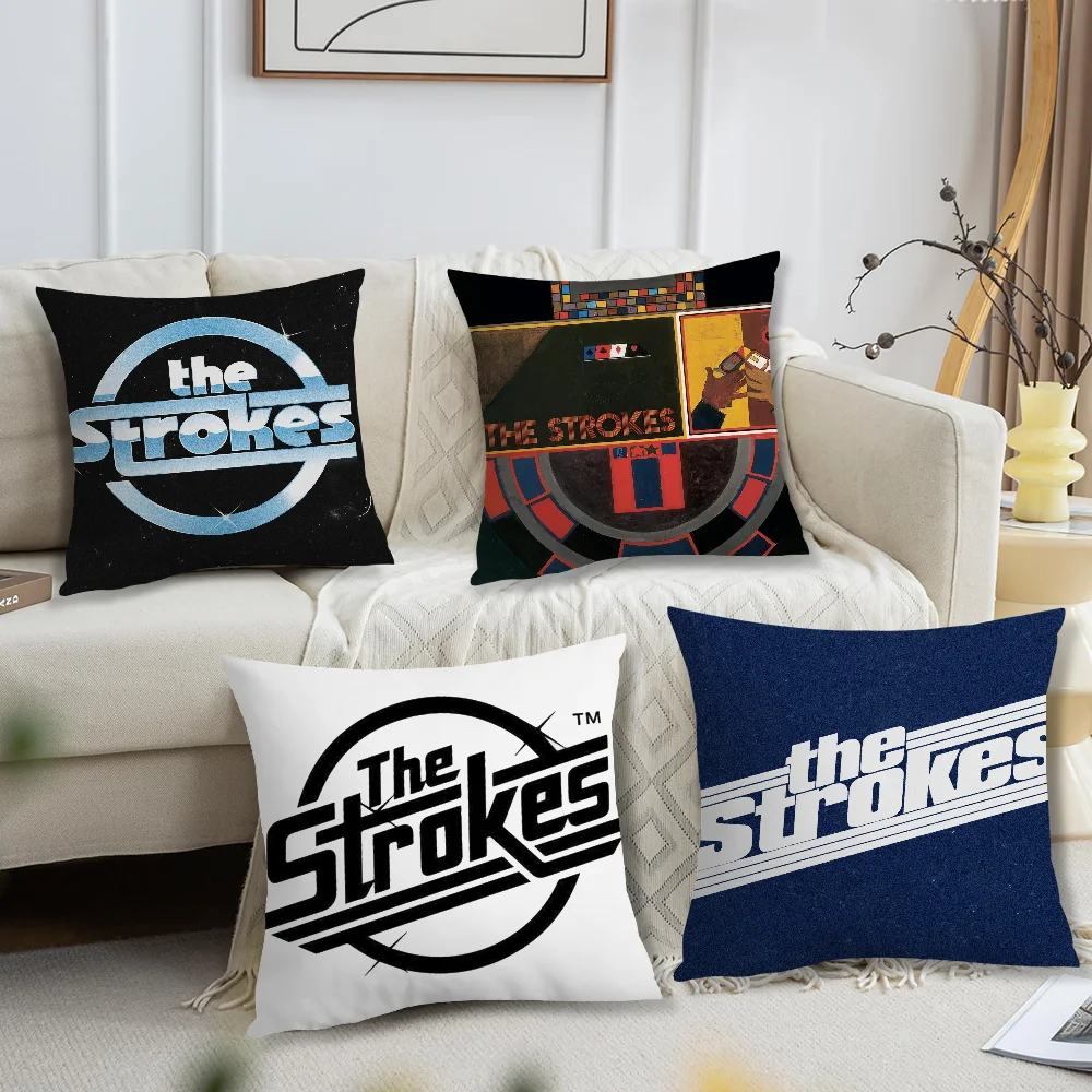 Rock Band The Strokes Comfortable soft Pillow Case for Sofa Living Room Home office Decor Protective Covers