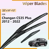 Escobilla limpiaparabrisas delantera y trasera para Changan CS35 Plus 2012 - 2022 2021 2020 2019 2018 2016 2015 Oshan COS5 °   Cepillos para parabrisas
