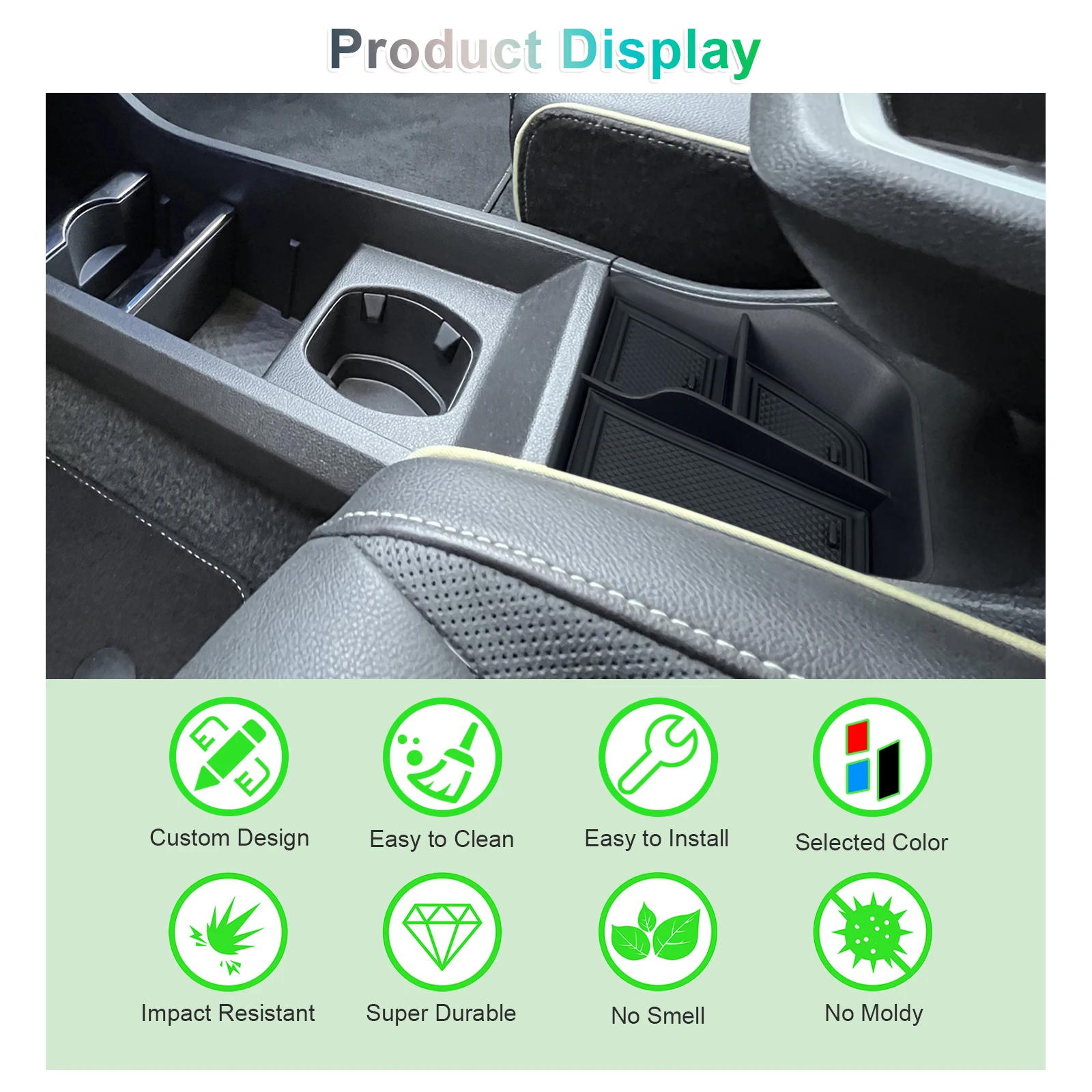 RUIYA für Renault Megane E-Tech 2022 2023 Auto Mittelkonsole Aufbewahrungsbehälter Auto Innenraum Renault Megane E-Tech Zubehör 2023 – Detail 7