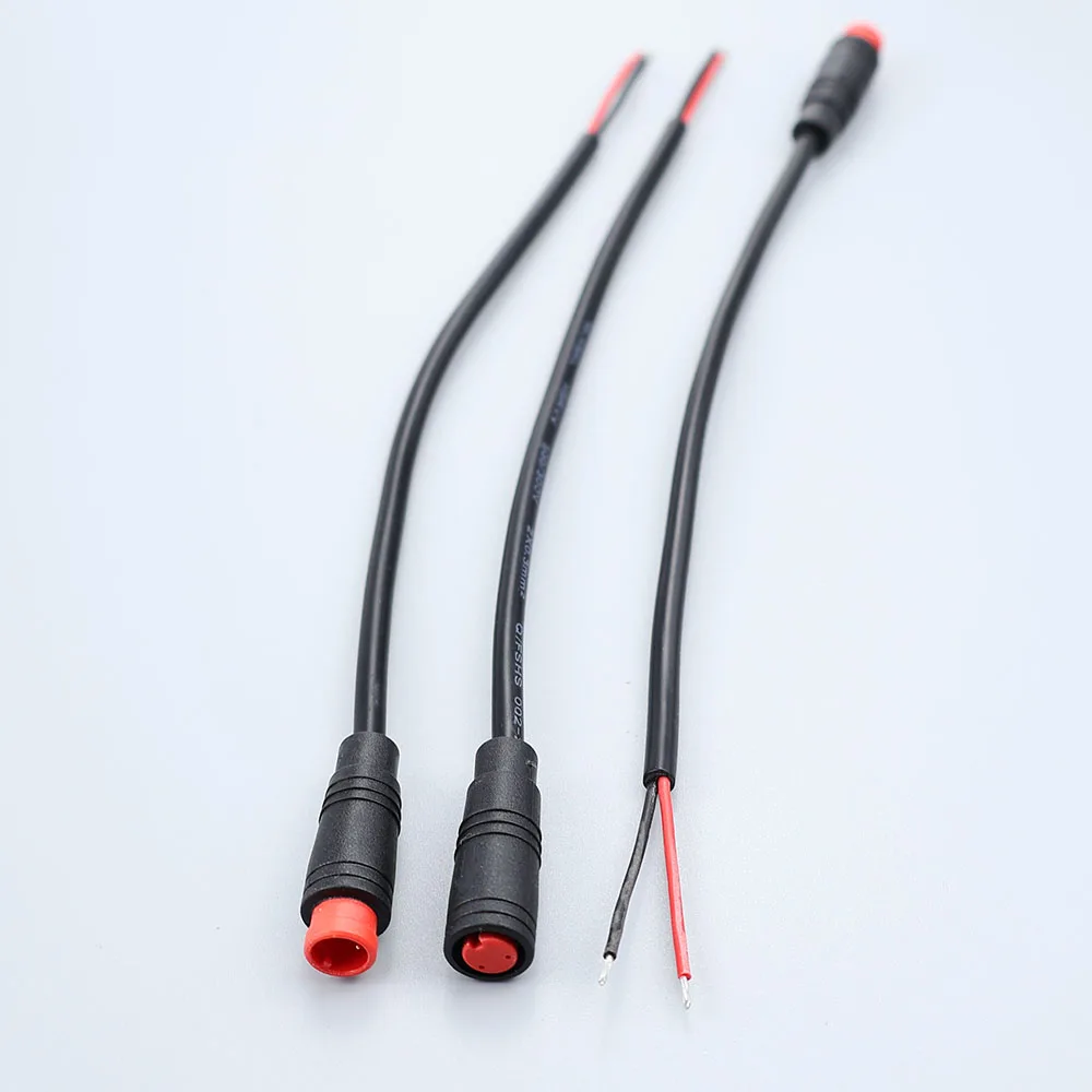 1 Piece M8 Core Female Male Julet Electric Ebike Butt Plug Connector Cable 2/3/4/5/Pin Signal Sensor Waterproof Scooter Wire