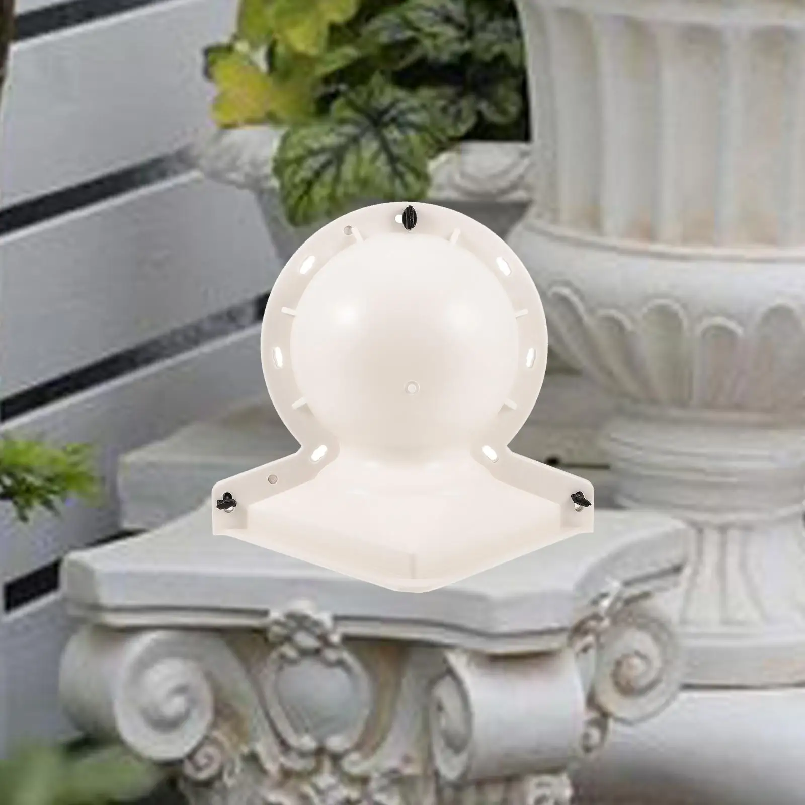 

Concrete Casting Template for Round Balustrade Top 13x10inch for Balcony Guardrail