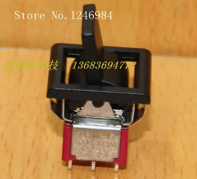 [SA]R8017-P14 dual six foot two tranches black handle small toggle switch toggle switch Taiwan SH T80-R--50pcs/lot