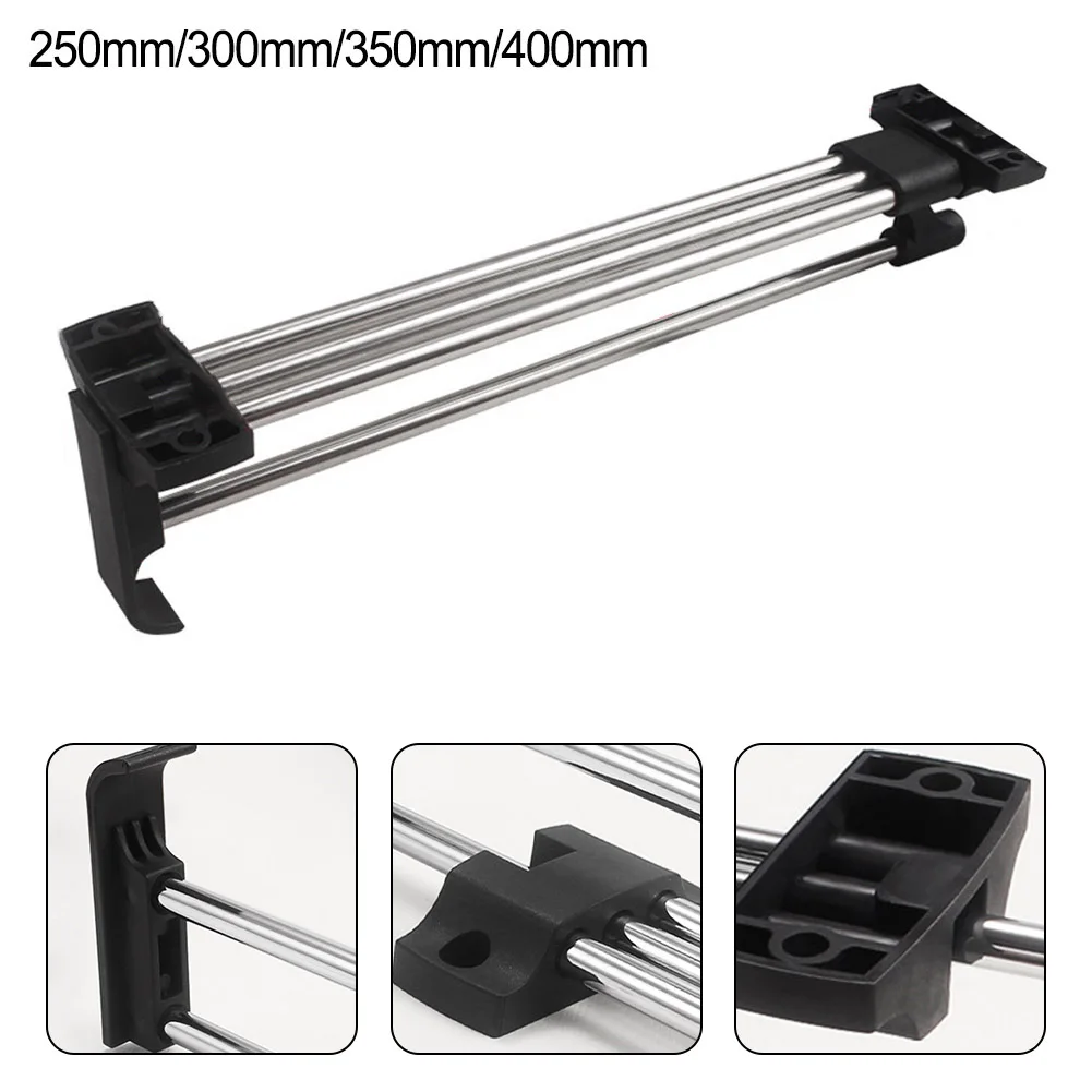 1pcs Retractable Top Mount Wardrobe Rail Clothes Hanger Stainless Steel Iron Towel Coat Racks Closet Rod 250/300mm 350mm 400mm