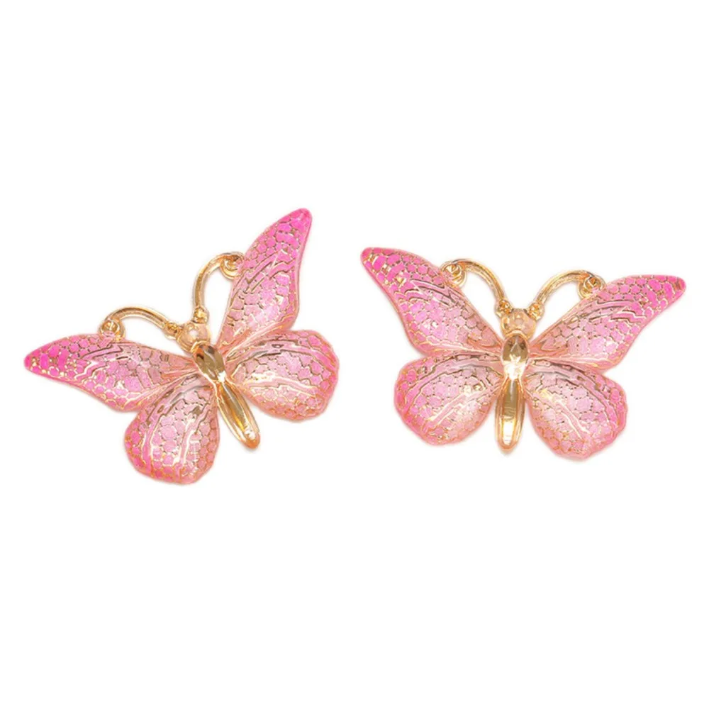 10Pcs Butterfly Resin Charms Animal Drop Flat Back Pendants For DIY Keychain Bracelet Cell Phone Case Decoration Jewelry Making