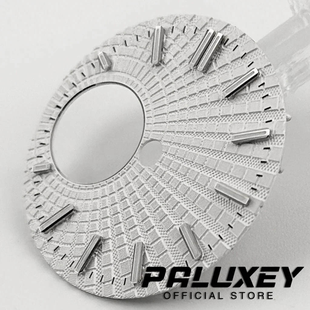 NH38 الطلب 28.5 مللي متر ساعة الطلب الأخضر مضيئة ل NH38/NH34 حركة تعديل ساعة اكسسوارات الغوص ساعة وجوه #4