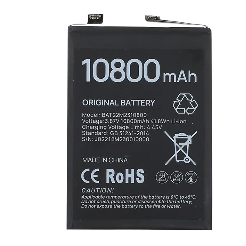 

100% Original For DOOGEE V31 GT battery 10080mAh new production date for Doogee BAT22M2310800 battery