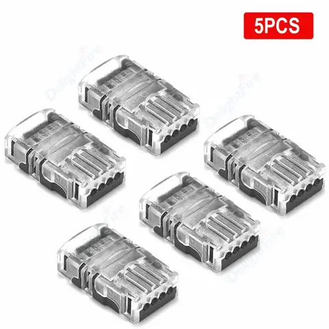 2/3/4/5/6 핀 LED 스트립 커넥터 8mm 10mm LED 스트립 빛 WS2811 WS2812B LED 스트립에 대 한 방수 LED 커넥터 터미널