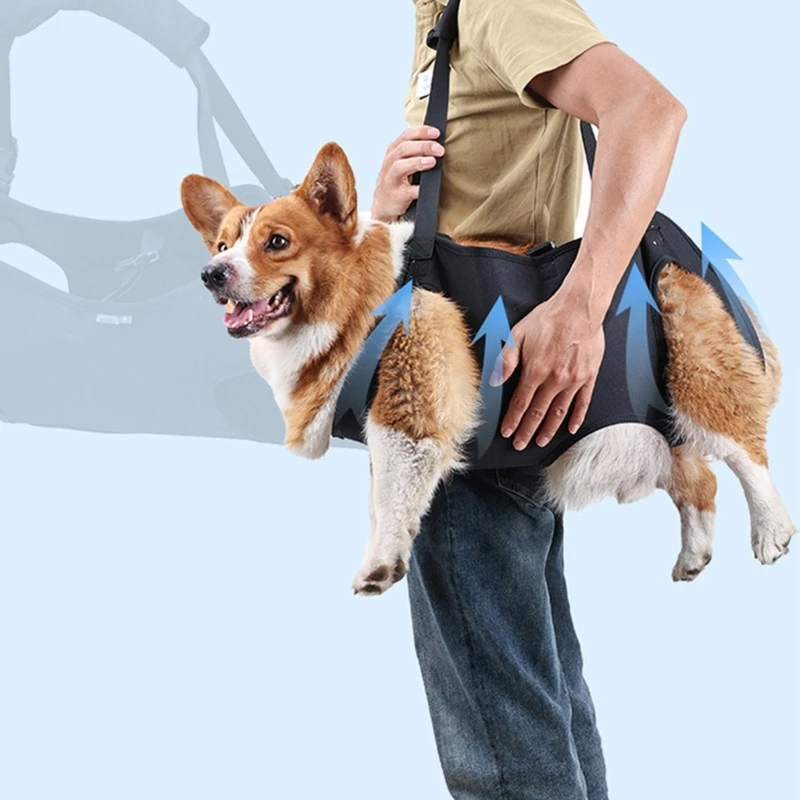 Dog Lift Harness For Large Dogs Sling For Whole Body Dog Legs Support Carriers Harness For Elderly Injured Disabled Dogs