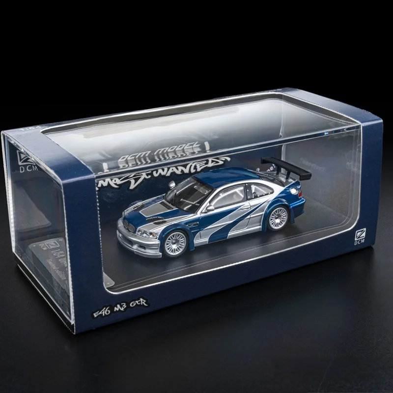 DCM 1:64 M3 GTR E46 تحتاج إلى نموذج سيارة من خليط معدني للسرعة