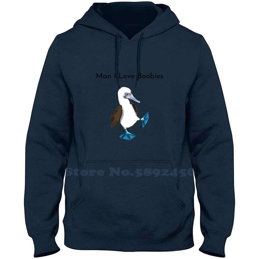 Man I Love Boobies Fashion 100% cotton Hoodies High-Quality Sweatshirt