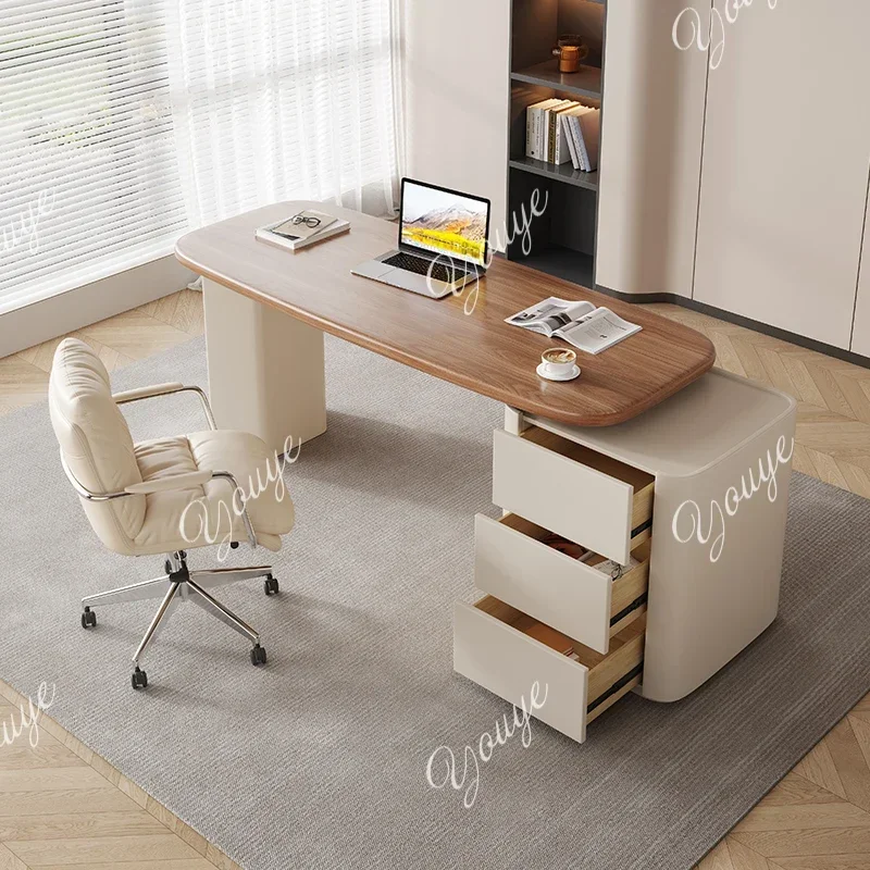

L-J Organiser Elegant Computer Desks Storage Shelves Notebook Organizer Gaming Desk Study Bedroom Mesas De Computador Furniture