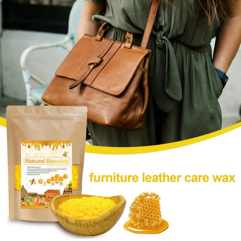 Furniture Wax Furniture Polish Wax Wood Seasoning Beeswax DIY Candle-making Beeswax For Woodwork Sofa Chairs Cabinets Tables