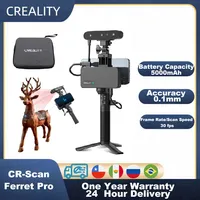 Creality CR-Scan Ferret Pro WiFi 3D Scanner Handheld  24-bit Anti-shake tracking 0.1mmAccuracy Wireless Scanning for iOS Android