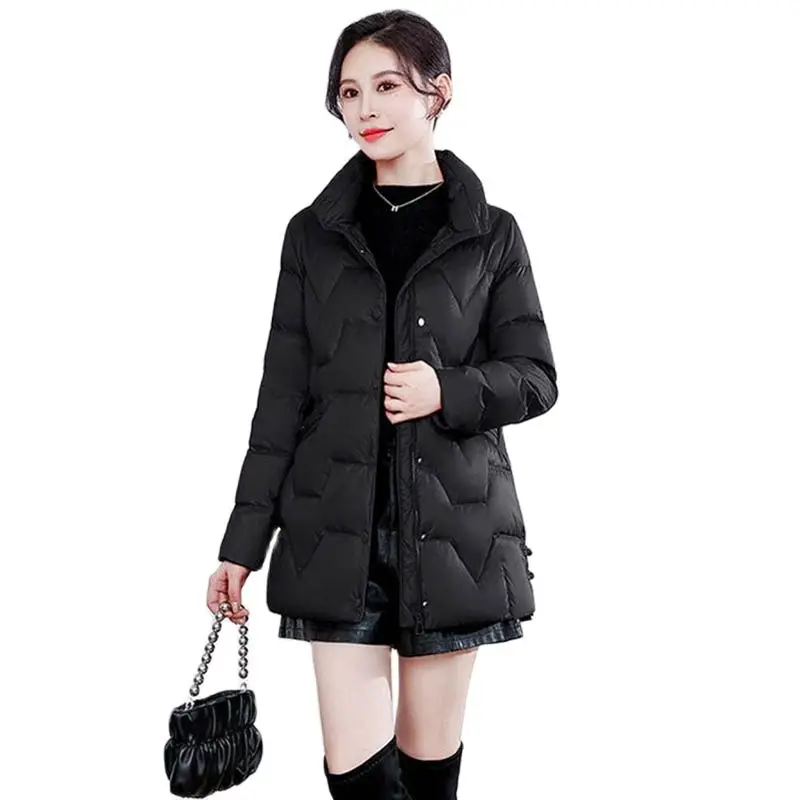 

Your Wife's High-end Fashion White Duck Down Female 2022 Winter New Foreign Style Slim Temperament Long Down Womens