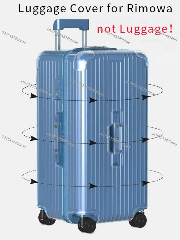 Transparent Cover Applicable for Rimowa Clear Suitcase Protective Cover Essential Trunk Plus 31 33 Inch Rimowa Luggage Cover