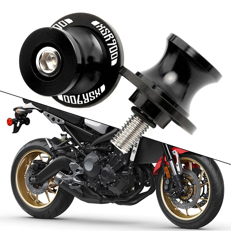 

Для Yamaha XSR900 XSR 900 ABS 2016-2023 2022 2021 2020 катушки маятника ползунки подставка винты 6 мм поворотный рычаг аксессуары для мотоциклов