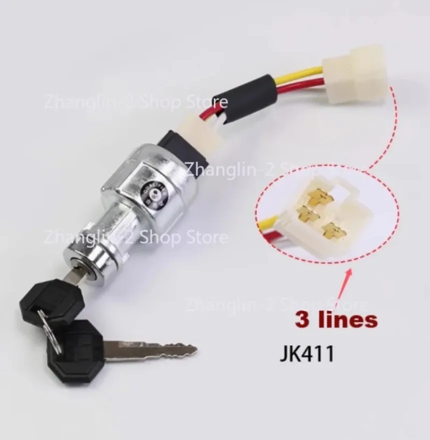 New 1pc Forklift Ignition Switch JK411 011187 Start Switch for Heli Hangcha Longgong
