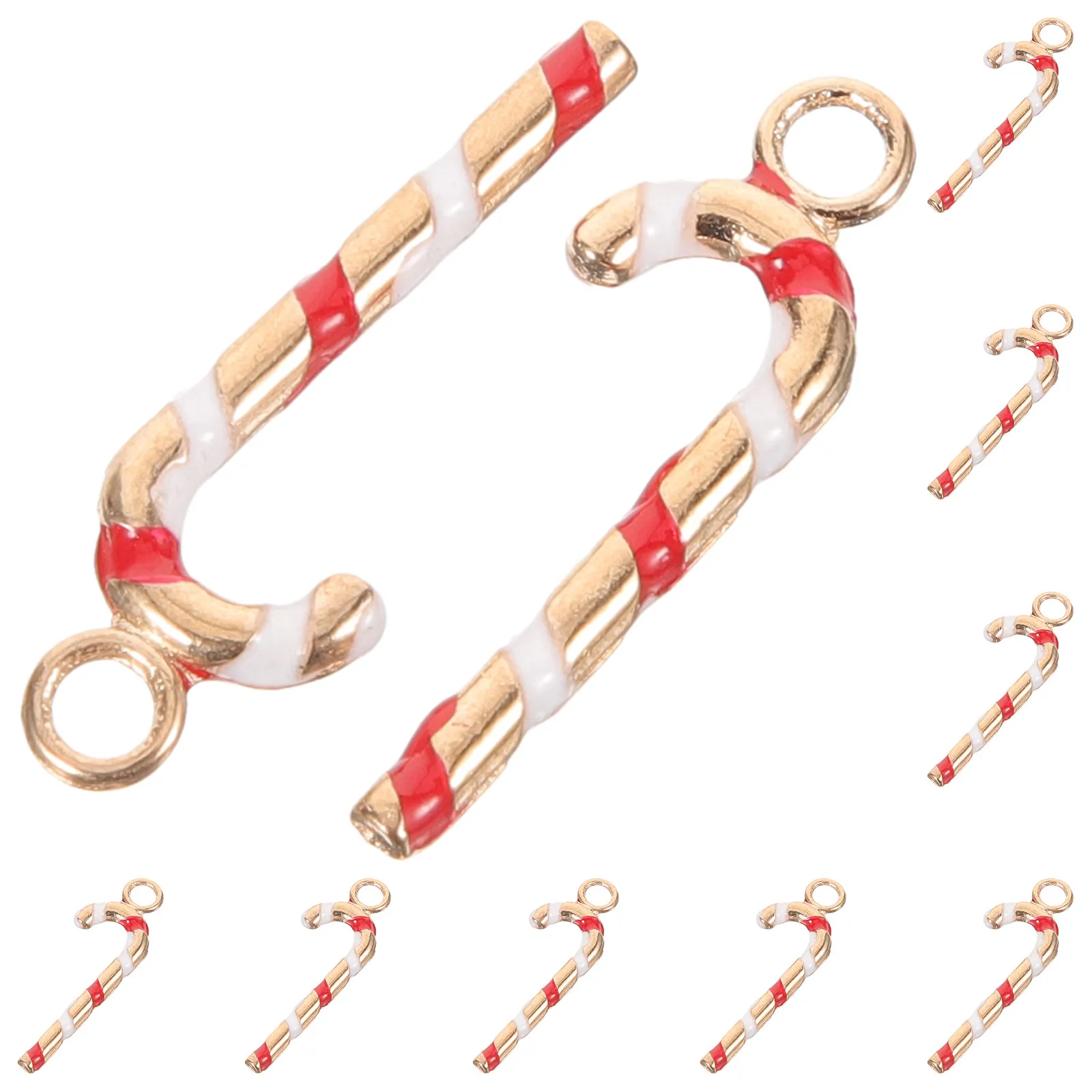 

Christmas Jewelry Pendants Set Lightweight Alloy DIY Charm Pendants for DIY Necklace Bracelet Keychain Craft Projects Holiday