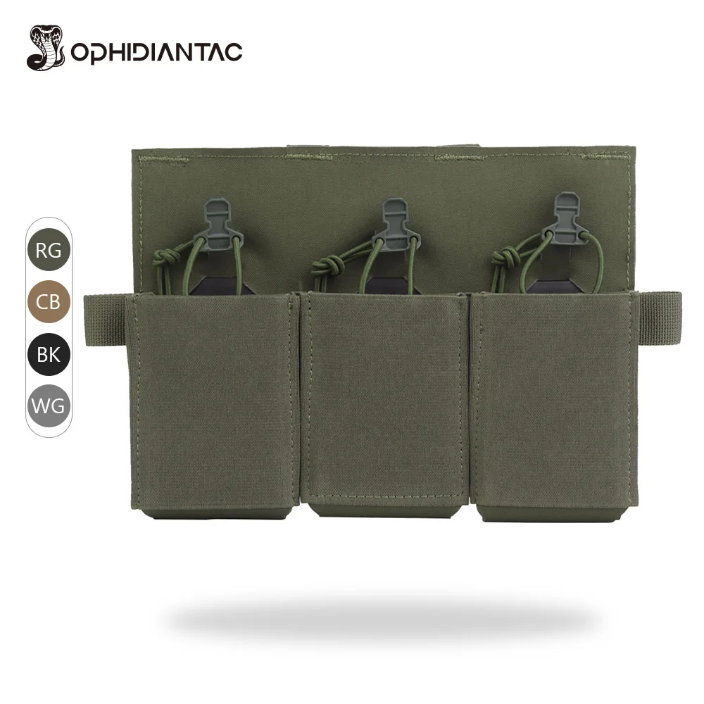 

Многофункциональный подсумок OPHIDIANTAC Triple Mag Pouch, совместимый с CRYE Mag Pack, для плитоносок, аксессуары для охотничьего снаряжения