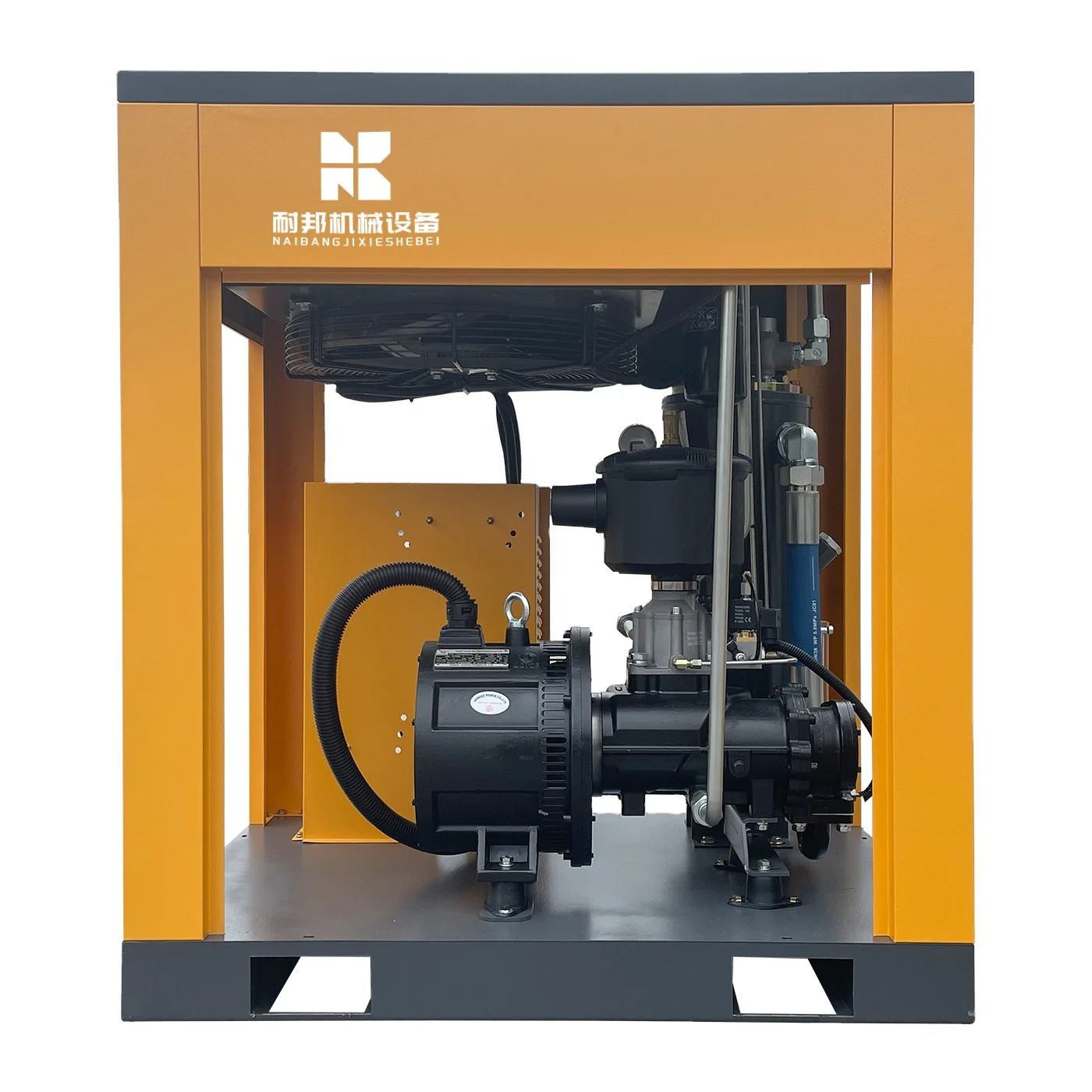 

Industrial Rotary Air Compressor Machine 7.5kw to 110kw for Small Industry Lubricated with Engine Motor as Core Components