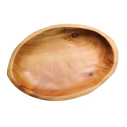 Wood Fruit Tray High Quality Wooden Snack Plate Oval Food Tray Serving Plates Decorative Tray Kitchen Dining Bar Accessories