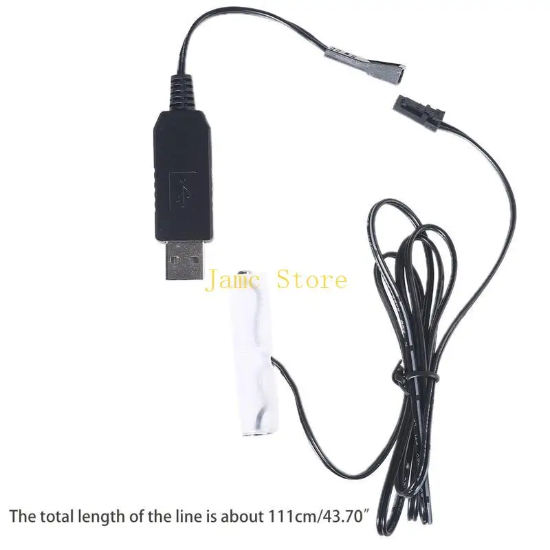 LX0B USB/Type C AA Battery Alminator Cable для AA Battery Power Radio Gameboy