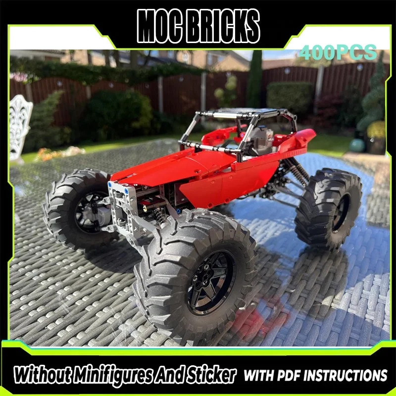 

Конструктор MOC: Городской автомобиль, внедорожник для пустыни, модульная технология, подарки, праздничный набор для сборки, детские игрушки