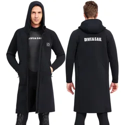 Premium Hooded 3MM Neoprene Wetsuit Jacket Coat for Surfing and Diving