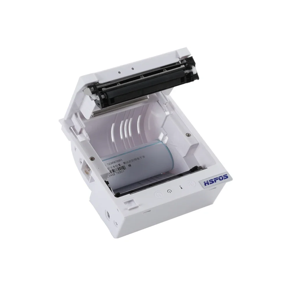 80MM Thermal Receipt Label Printer Mini Panel Printer USB RS232 12V-24V Voltage for Vending Machines