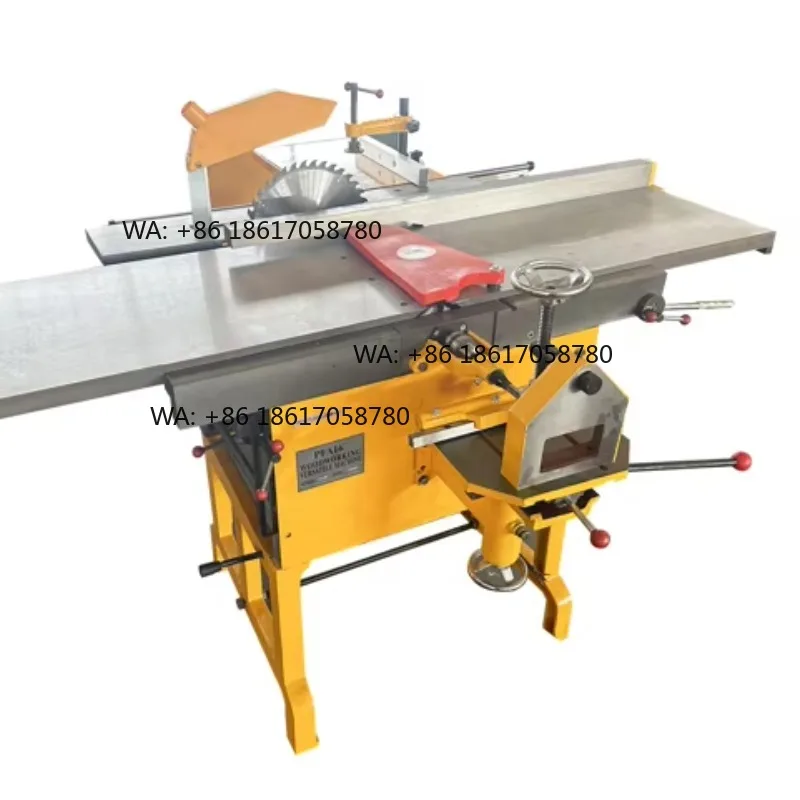 New 16 Inch Wood Planer Thicknesser Tenon Woodworking Combination Saw Wood Cutting Machine