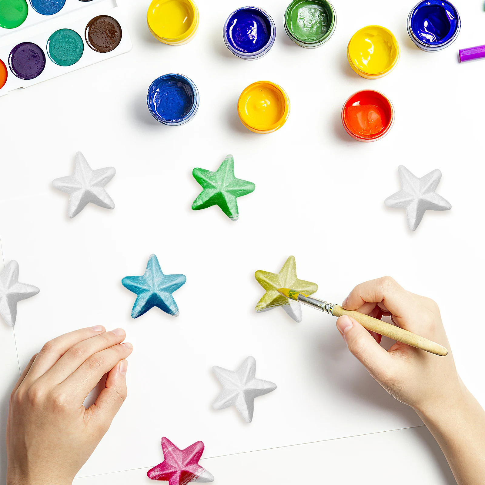 

10pcs 7Cm Shaped Polystyrene Ornaments High Density Diy Party Decorations Crafts Handmade ing