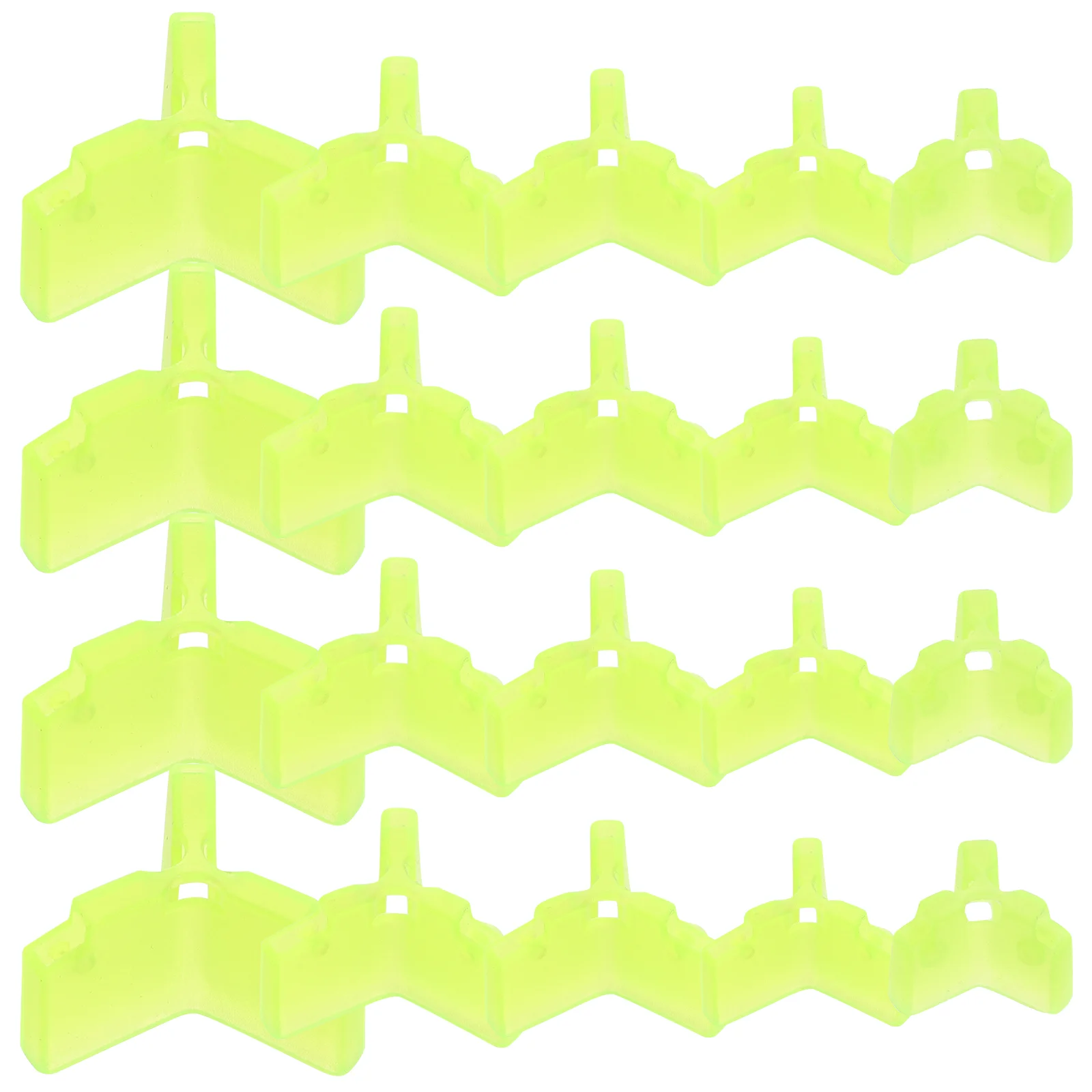 

100 Pcs Fishhook Hat Safety Cap Treble Cover Guard for Fishing Bonnet Yellow Covers Man