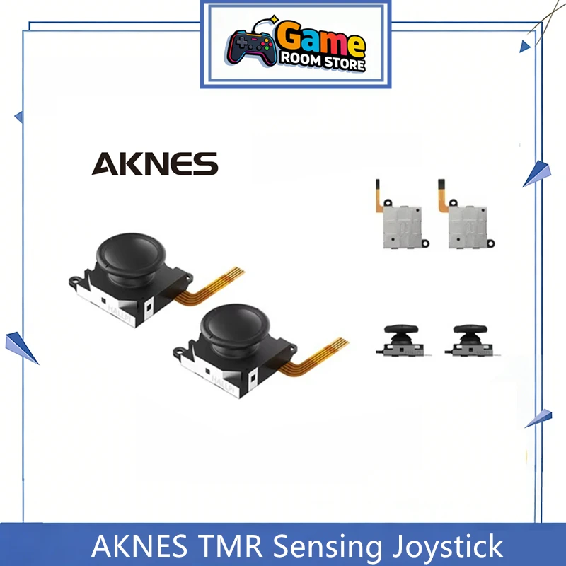 AKNES HALLPI TMR Sensing Joystick For Nintendo Swicth NS OLED Repair For JoyCon Replacement No Drifting Electromagnetic Stick