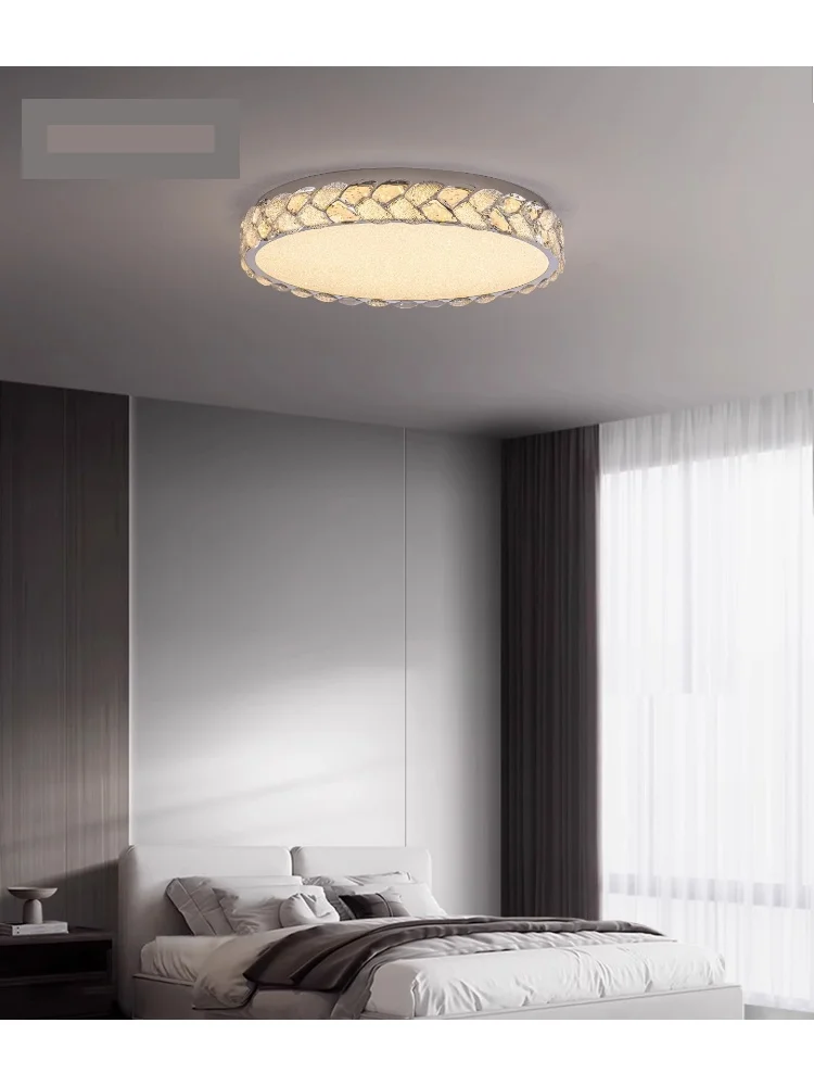 

Bedroom Ceiling Light Luxury Crystal Light Modern Simple and Elegant French New Living Room Lighting