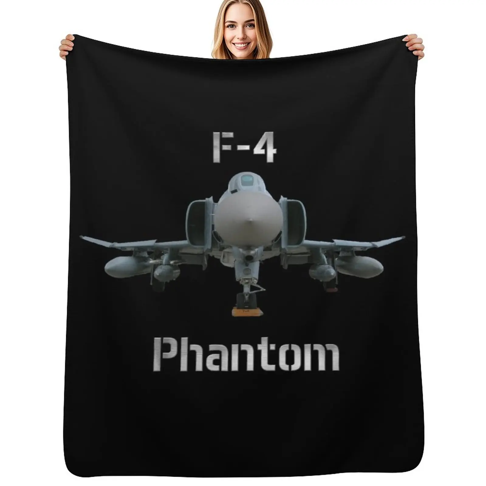 F-4 Phantom fighter, jet, interceptor Throw Blanket blankets ands for sofa Sofa Throw Hairy heavy to sleep Thin Blankets