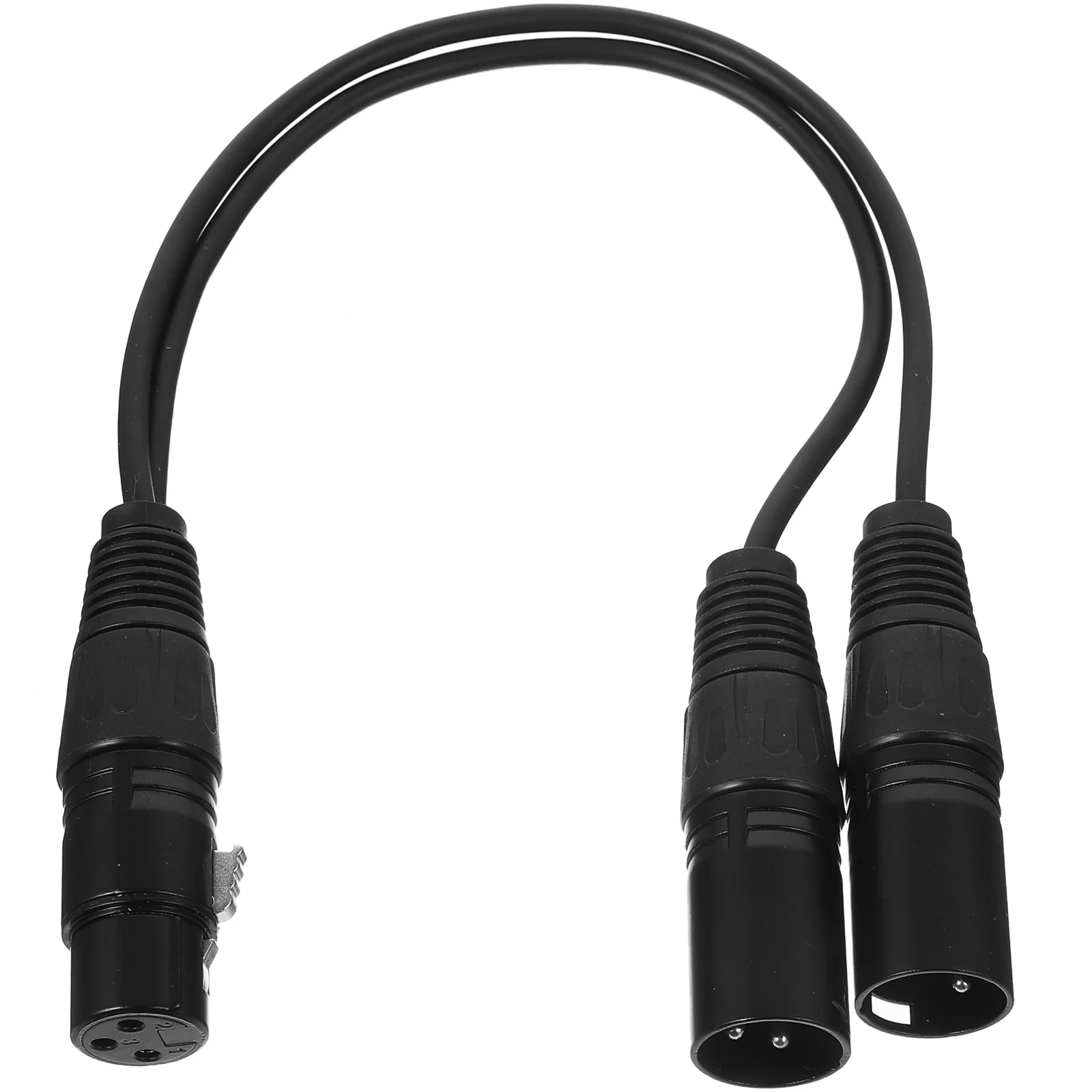

1 Practical Xlr Splitter 1 Female to 2 Male Mic Cable Stereo Microphone Audio Cable Supply for Stage Lighting Moving Headlight