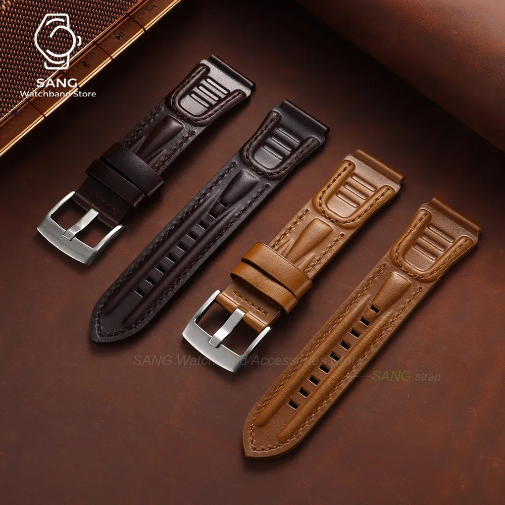18mm 20mm 22mm 24mm Leder-Uhrenarmband Zubehör Vintage Öl-Wachs-Rindsleder-Armband Universelles Business-Uhrenarmband für Männer und Frauen – Detail 16