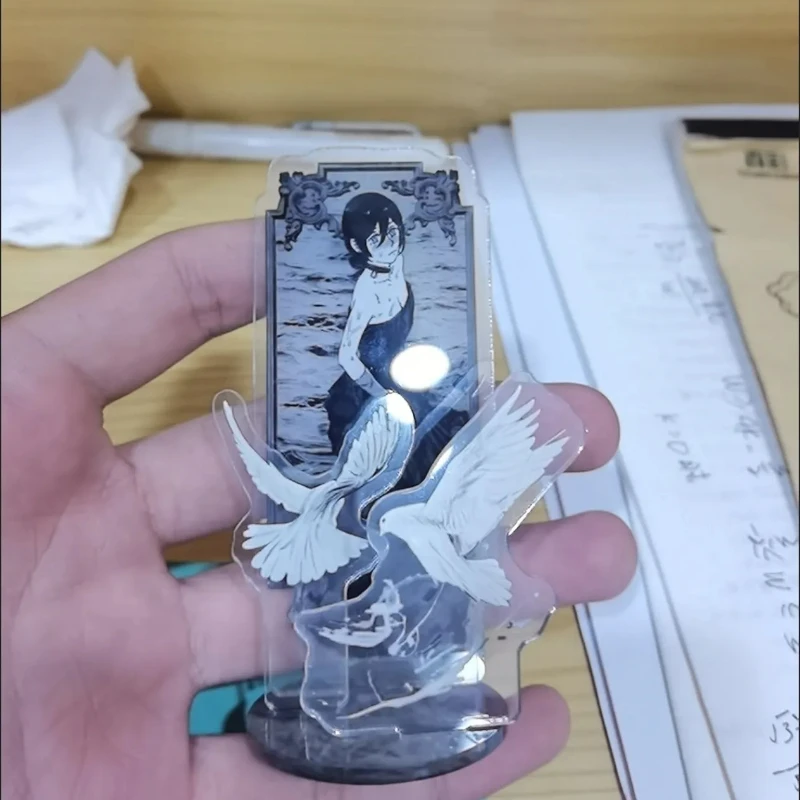 Anime Chainsaw Maner Re-creation Acrylic Stand Reze Figure Desk Ornaments Collectible Home Accessory Toys Gifts