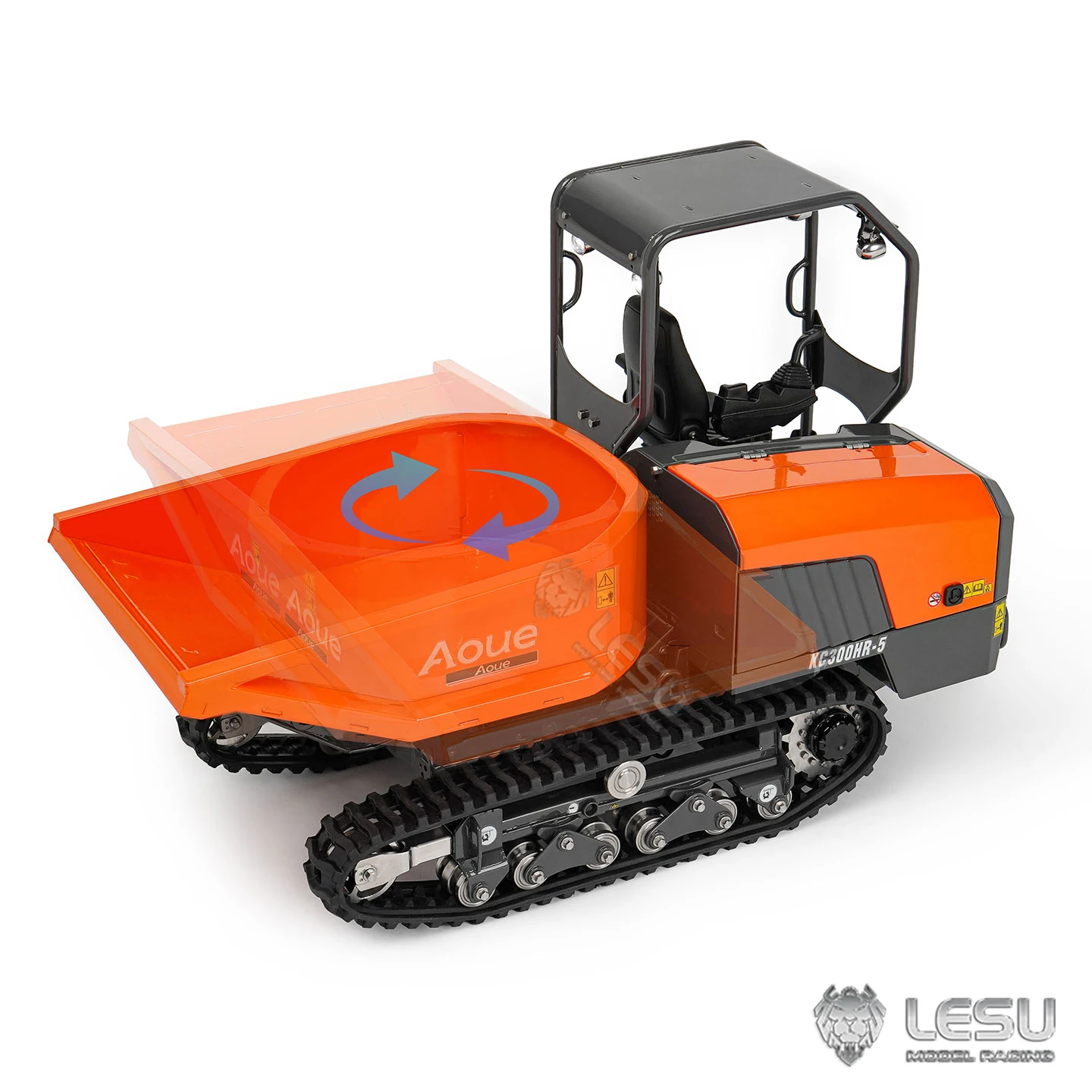 

LESU 1/14 Aoue-KC300HR-5 Tracked Hydraulic Dump Truck Model BA-B0035