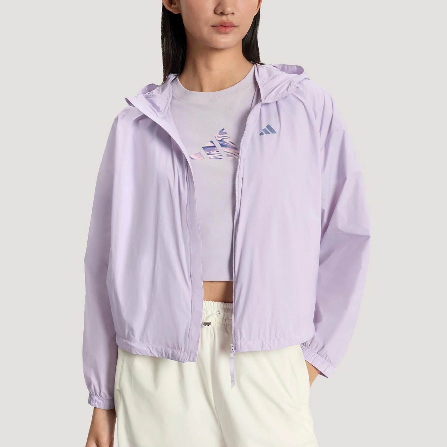 

Adidas Authentic Spring Women's Water-Resistant Cool Loose Casual Jacket KS2863