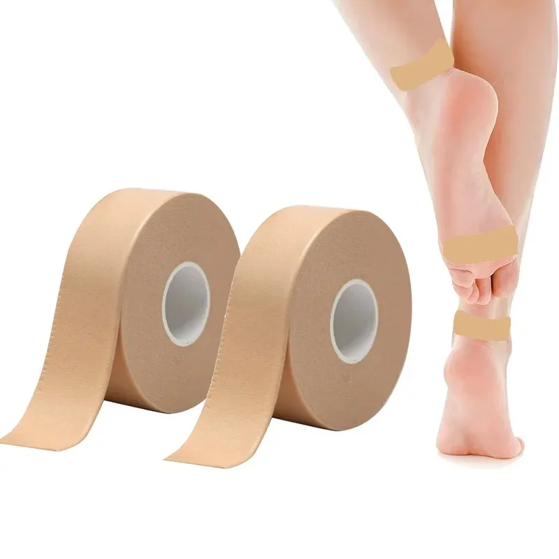 2-12Rolls Adhesive Blister Pads Heel Anti-Wearing Heel Sticker Water Resistant Moleskin Tapes Bandages For Foot Toe Foam Tape