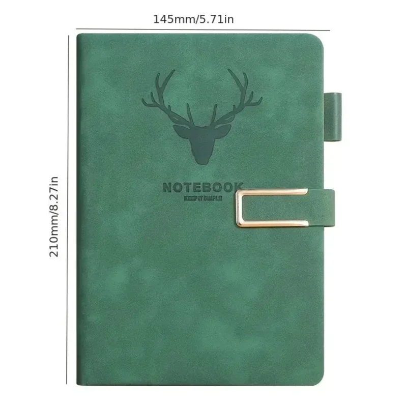 Thick A5 Leatherbound Notebooks Writing Pads Office with Soft Cover Diary Sketchbook Notebook Planner Stationery Sketch Book