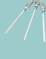 10Pcs Dental Tungsten Carbide Burs Kits Tungsten Dental Milling Cutters Tungsten Steel Grinding Head Lab Burrs Tooth Drill