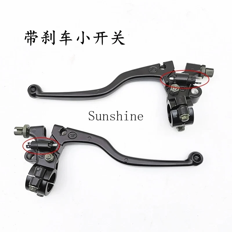 Motorcycle Handle Assembly Clutch Left and Right Brake Handlebar Mirror Holder Horn 125 FXD150 Leopard