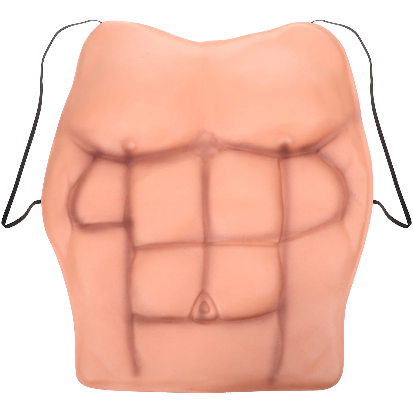 Fake Chest Muscle Props Realistic Mens Vest Costume Party Garment Halloween Cosplay Supplies Photoshoot Trick Game