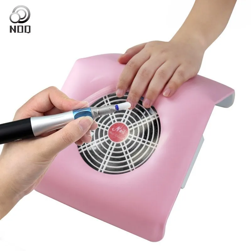 NOQ 30W Nail Art Dust Suction Collector Set Vacuum Cleaner With 2 Fans For Manicure Machine Professional Soft Salon Tools